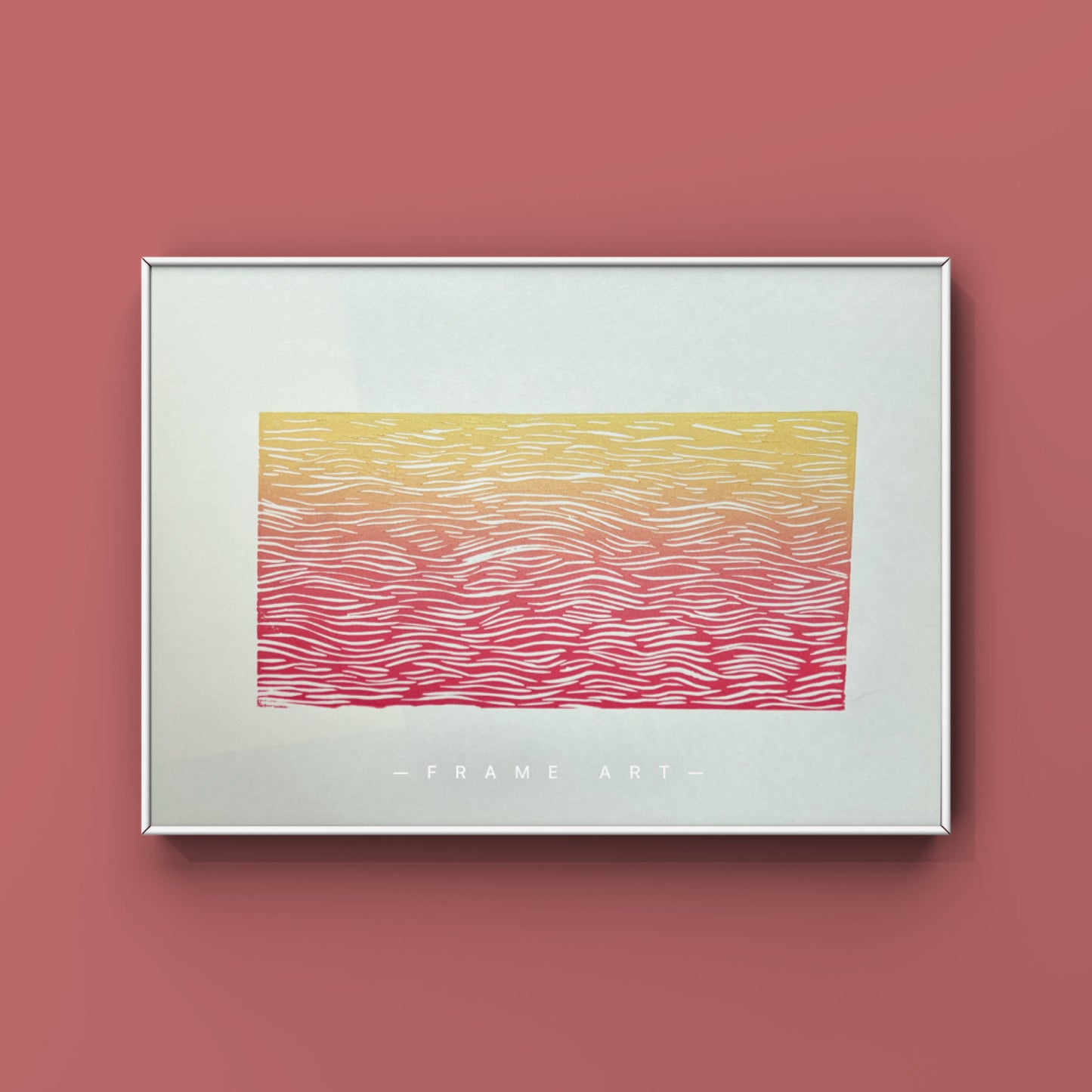 Mar^Mini Degradé amarillo rojo