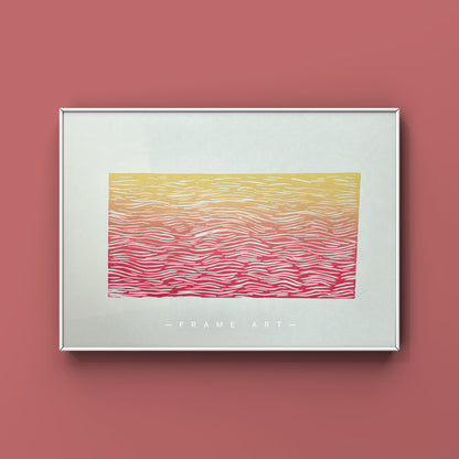 Mar^Mini Degradé amarillo rojo