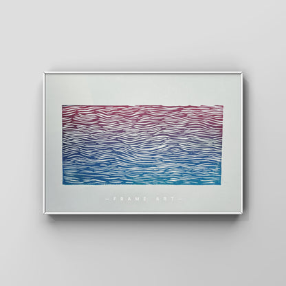 Mar^Mini Degradé fucsia celeste